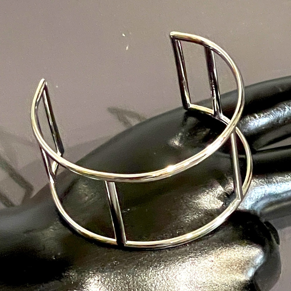 Ann Taylor SilverTone Cuff Bracelet